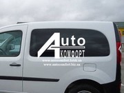 Сплошное окно, левое на автомобиль Renault Kangoo 08- (Рено Кангу)