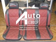 Диван в минивен, перетянутый венилом