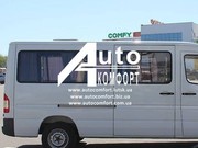 Средняя база, задний салон правое окно на Mercedes-Benz Sprinter 95-06