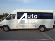 средний салон, левое окно на Mercedes-Benz Sprinter (1995-2006) VW LT