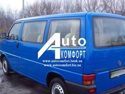 Задний салон, левое стекло на Volkswagen Transporter Т-4 короткая база