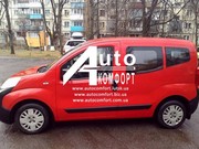 Передний салон, левое стекло {под оригинал} на Fiat Fiorino, Citroёn