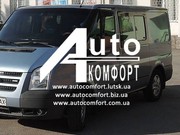 Блок левый (окно с форточкой), передний салон, длинная база на Ford Tr